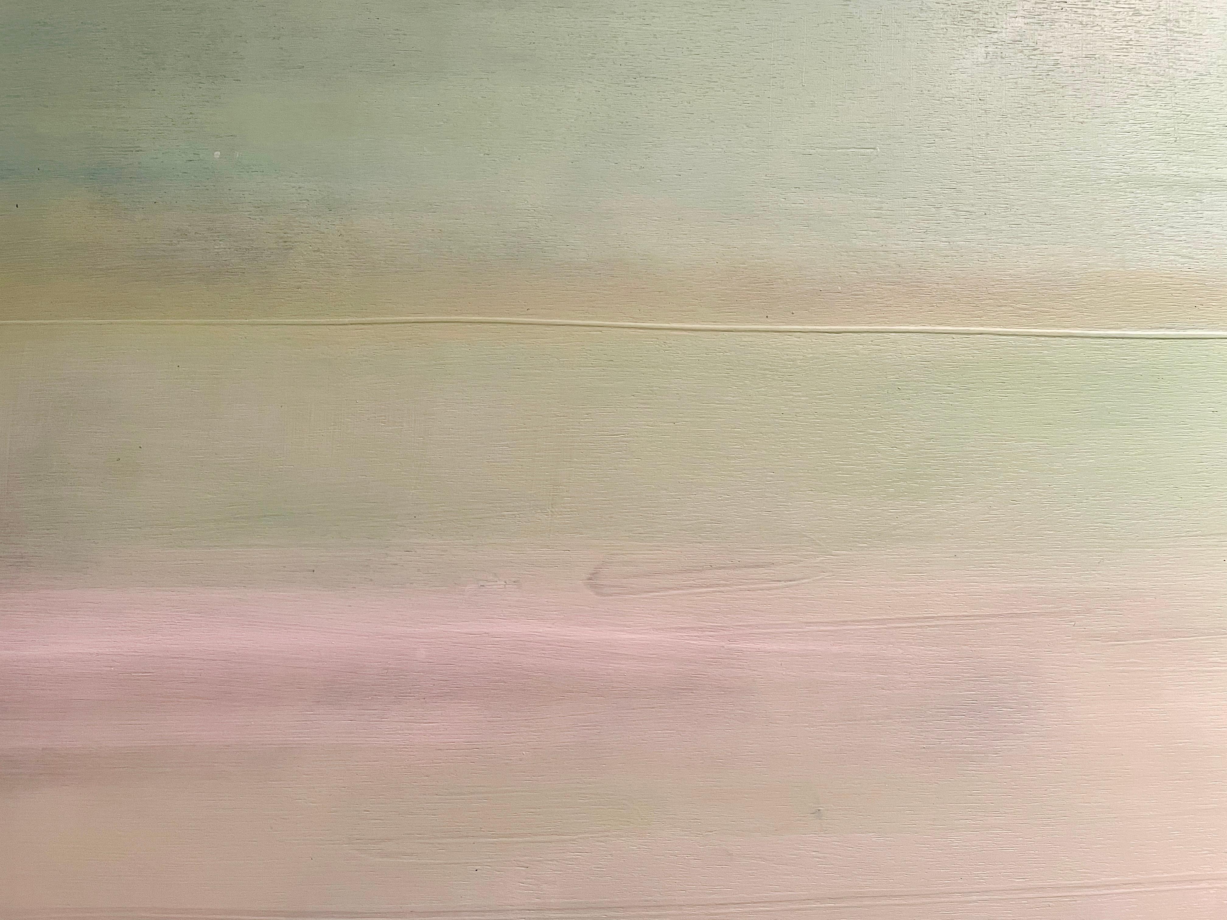 'Lost River' di Katheryn Holt - Paesaggio astratto contemporaneo in verde brillante in vendita 5