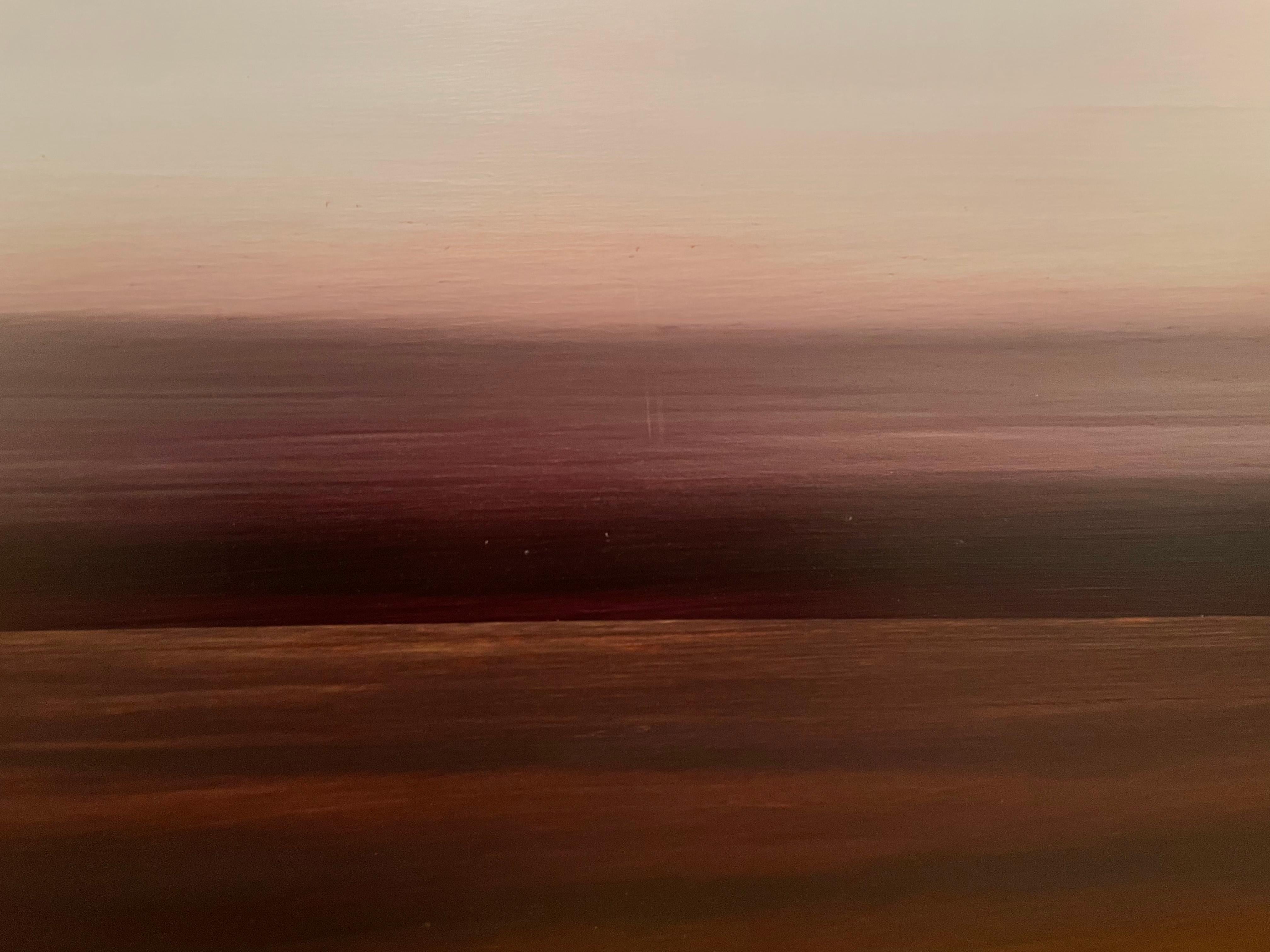 Purple Noon' Contemporary Abstract Landscape Oil on Board By Katheryn Holt  en vente 3