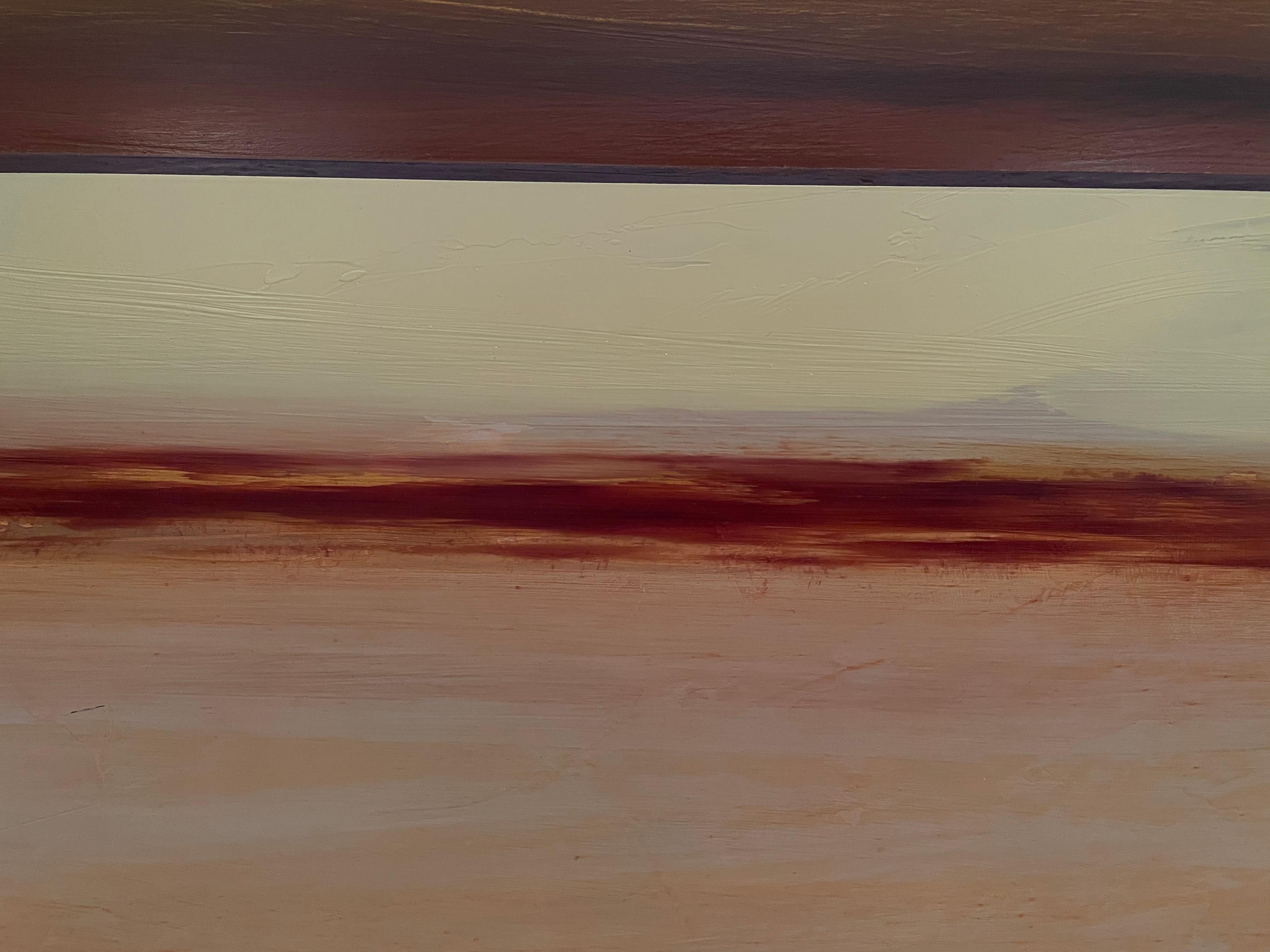 Purple Noon' Contemporary Abstract Landscape Oil on Board By Katheryn Holt  en vente 4