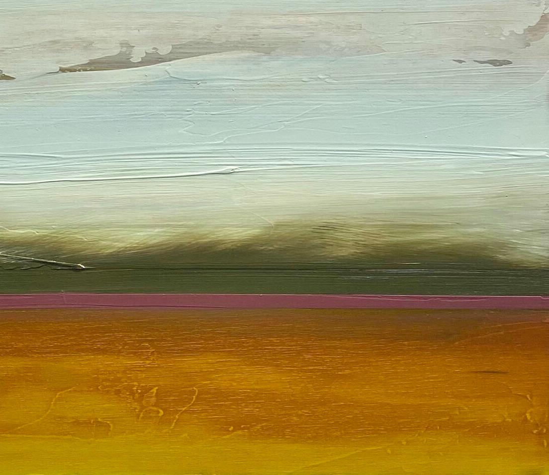 « Russe » de Katheryn Holt - abstrait aux couleurs ocre, marron et terre en vente 2