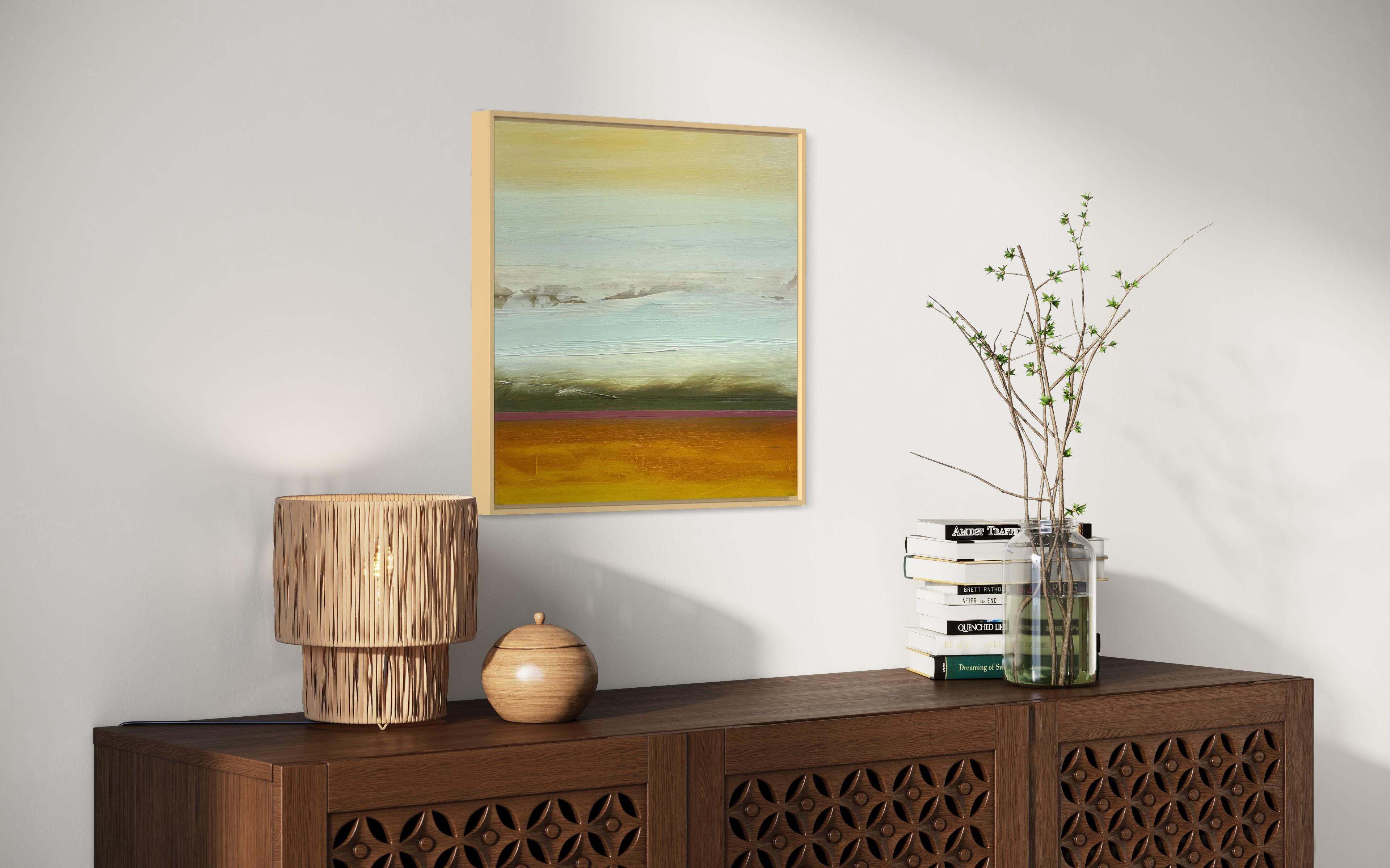 « Russe » de Katheryn Holt - abstrait aux couleurs ocre, marron et terre en vente 6