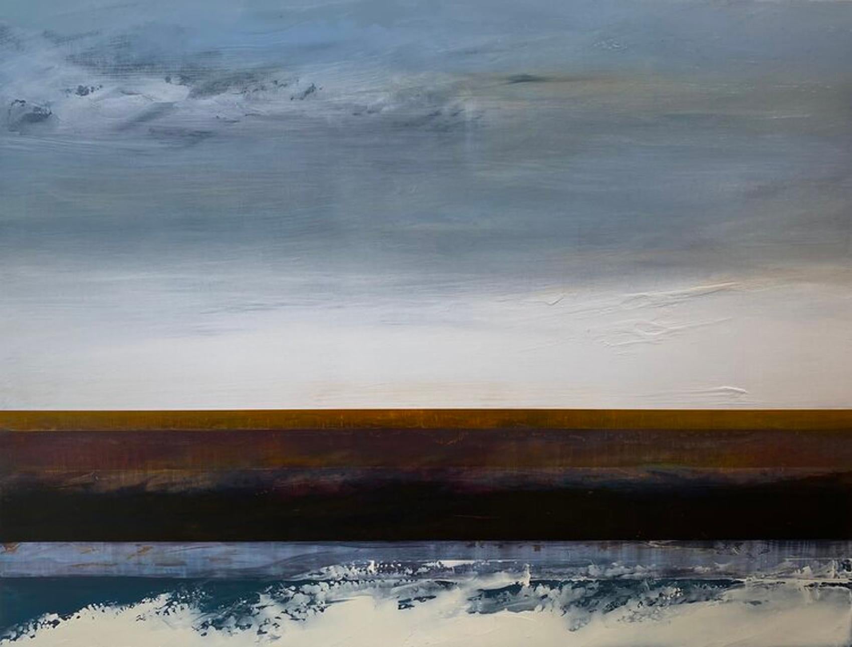 Landscape Painting Katheryn Holt -  Paysage marin contemporain océan  Paysage marin  Médias mixtes  Peinture originale