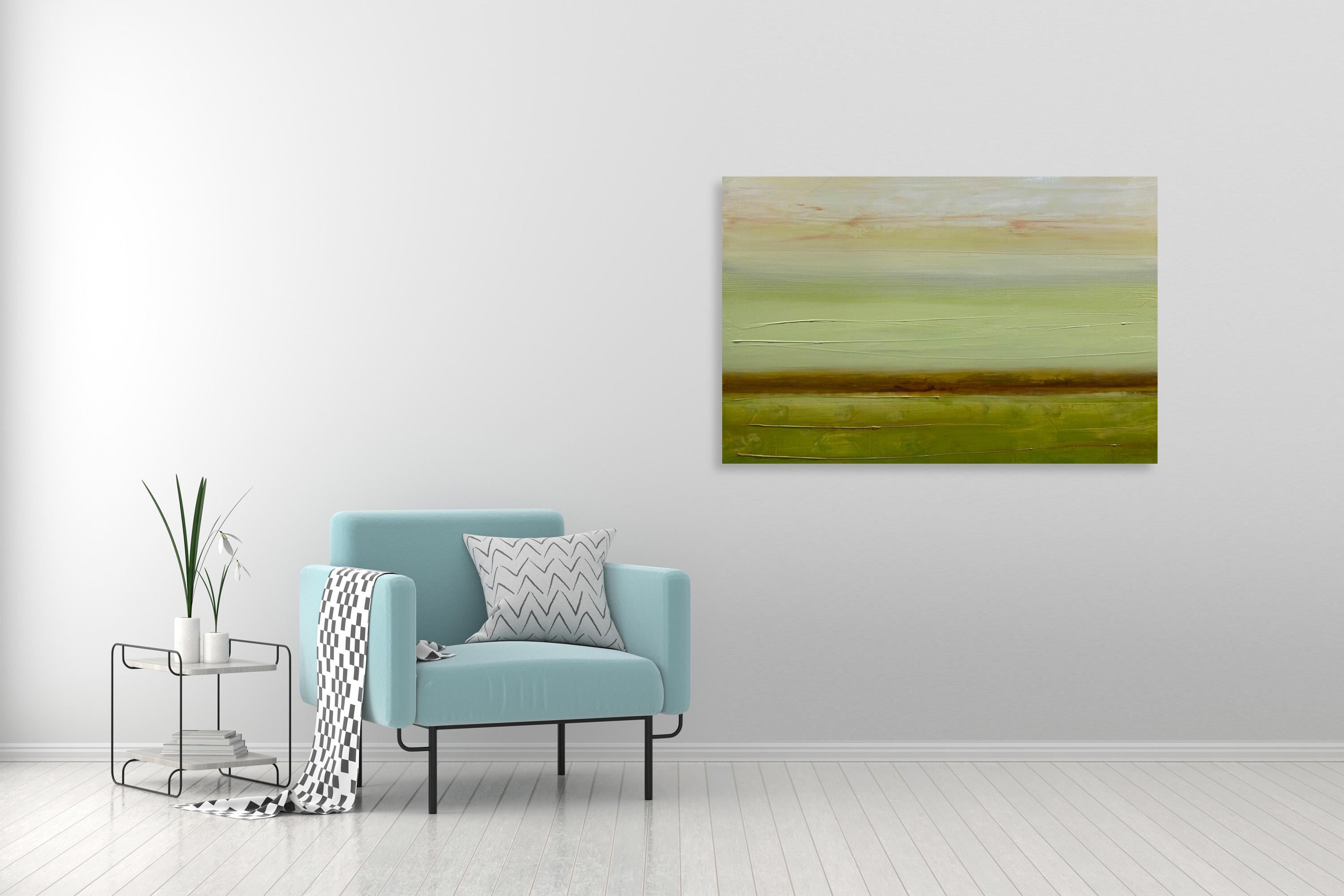  Abstract Large  Contemporary Landscape Mixed Media Painting By Katheryn  - Brown Landscape Painting by Katheryn Holt