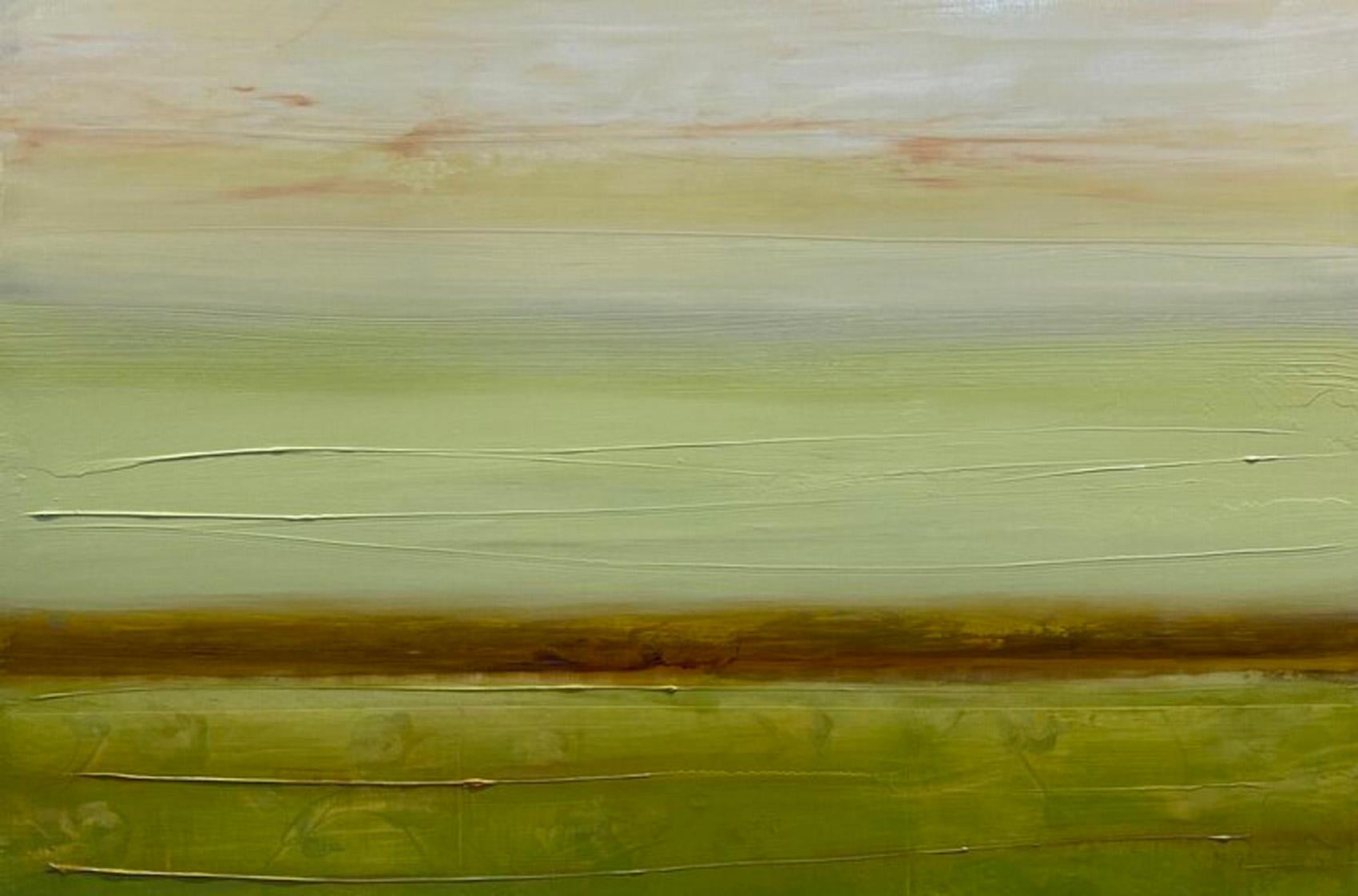 Katheryn Holt Landscape Painting -  Abstract Large  Contemporary Landscape Mixed Media Painting By Katheryn 