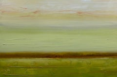  Résumé Large  Peinture de paysage contemporaine en techniques mixtes de Katheryn 