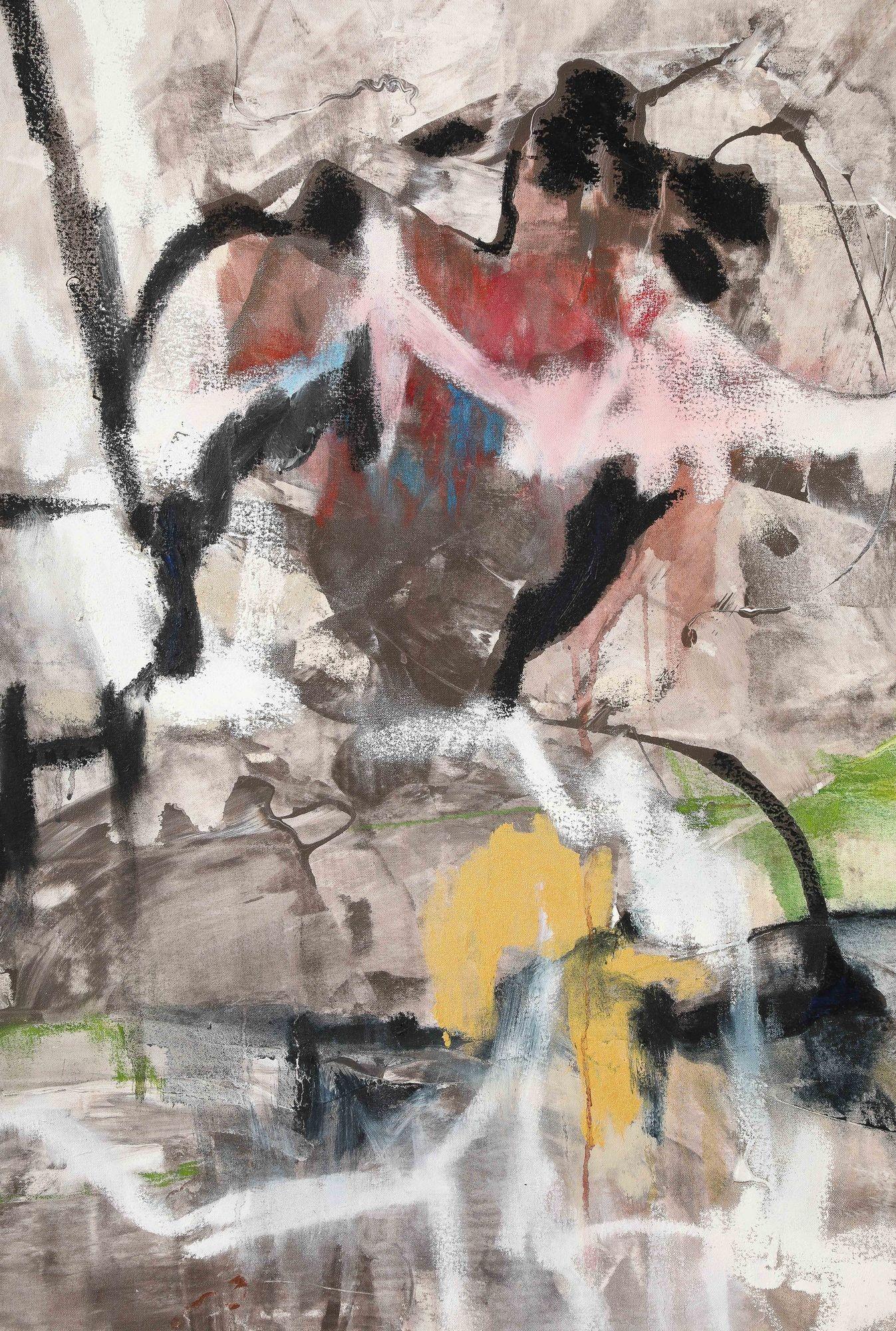 Kathi Robinson, Contemporaneo, Acrilico, Olio, Pittura astratta di grandi dimensioni, USA, 21° sec. In condizioni buone in vendita a Manhasset, NY