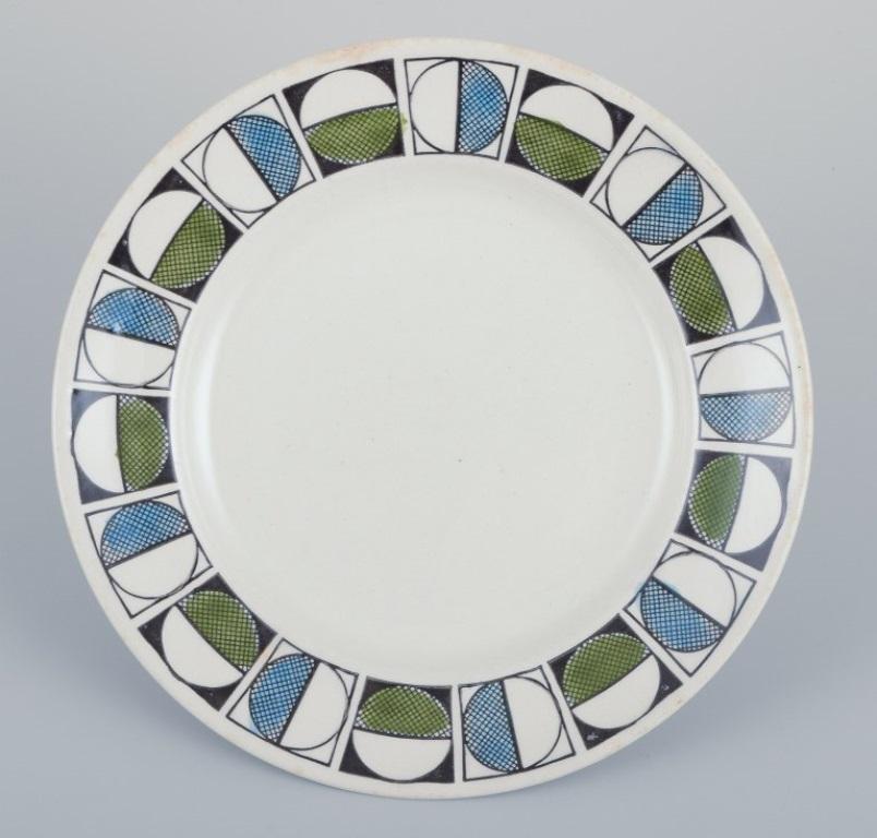 Hand-Painted Kathie Winkle for Broadhurst. Set of six 