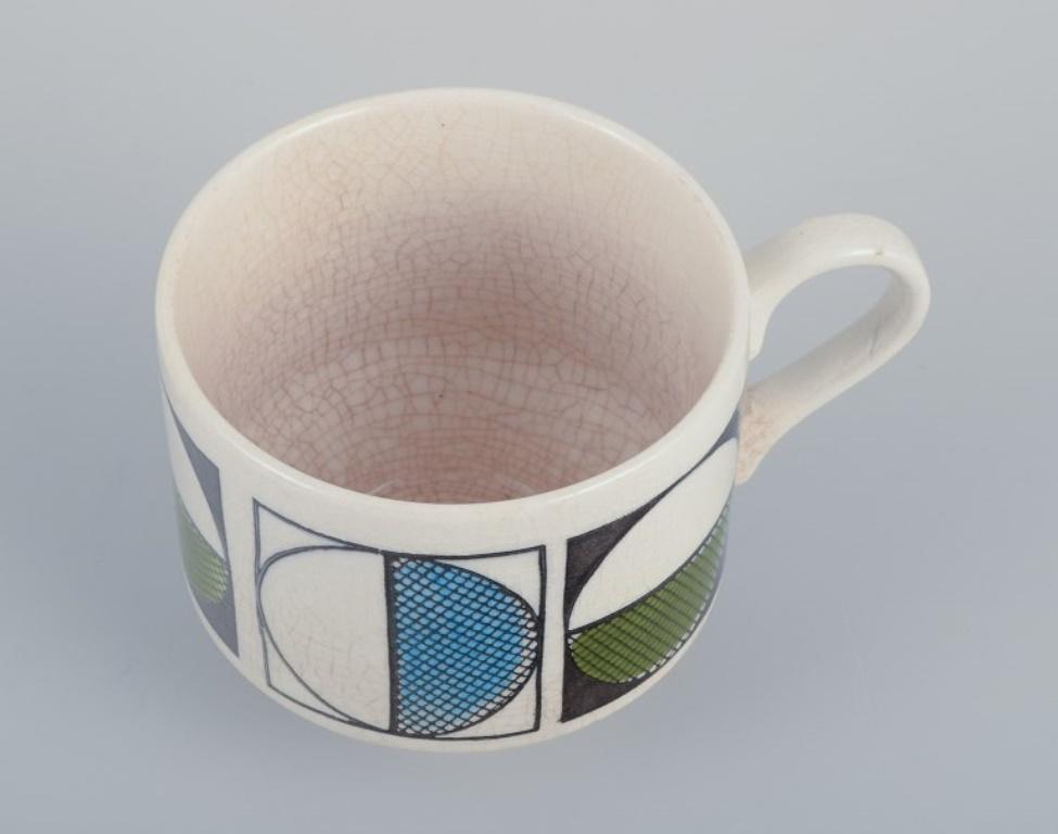 Ceramic Kathie Winkle for Broadhurst. Set of six 