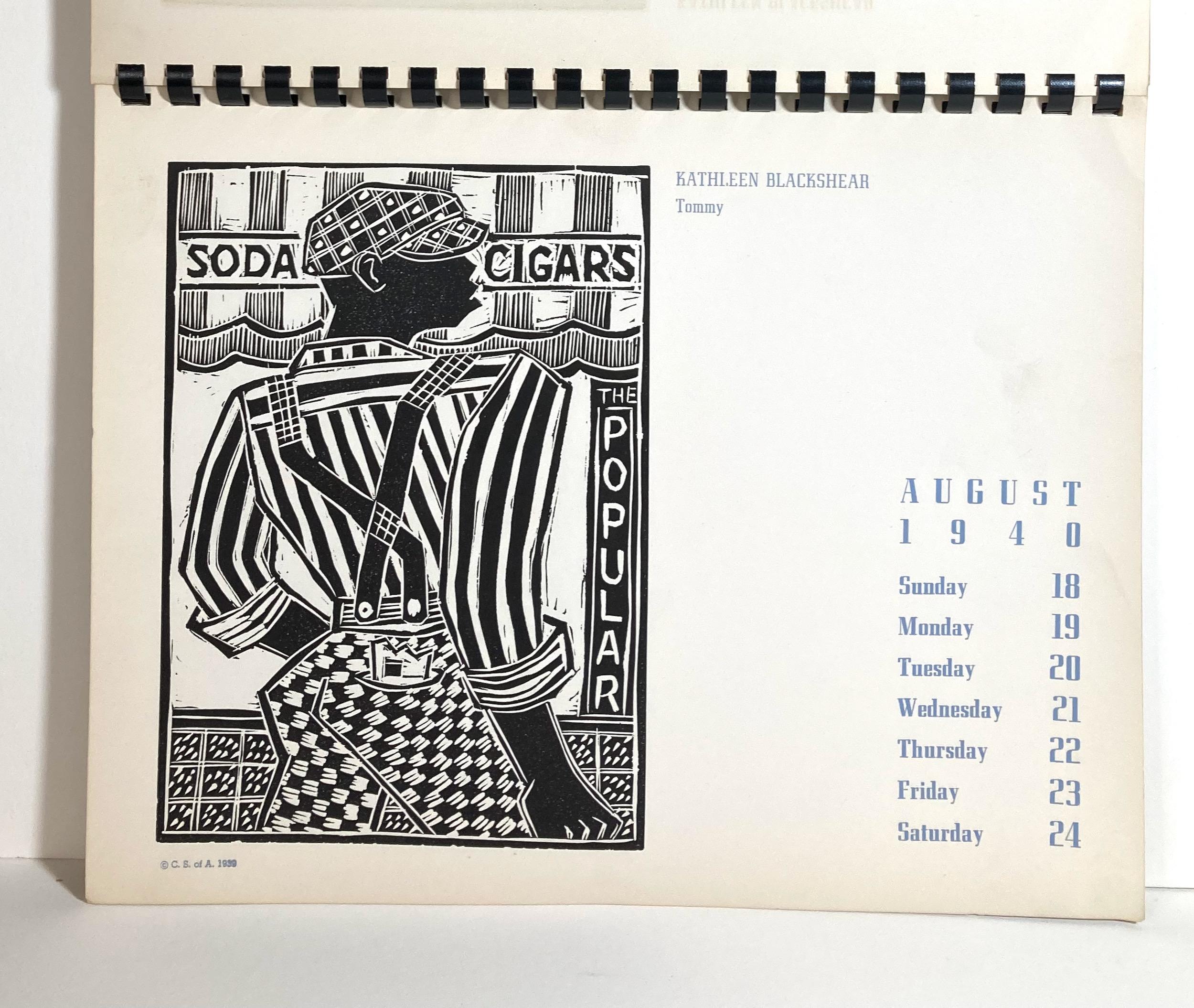 Vintage 1940 Calendar - 14 For Sale on 1stDibs | 1940 calendar for