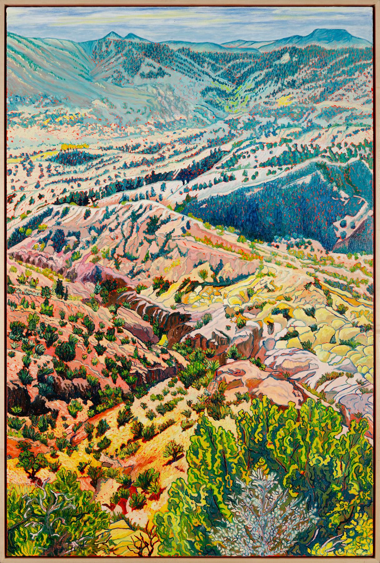 Canyon du cuivre - Painting de Kathleen Frank