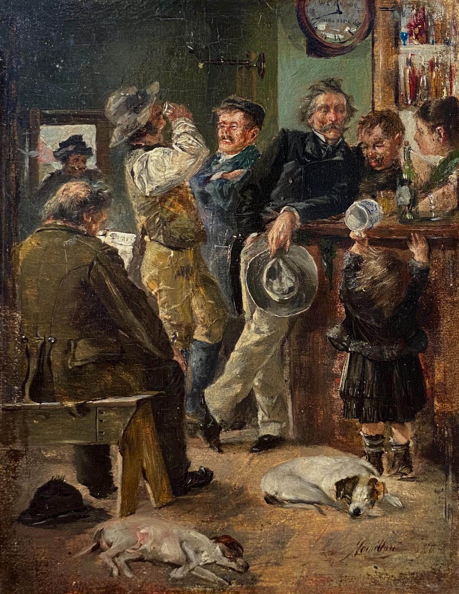 Kathleen Hamilton Interior Painting - Whistler in the Tavern