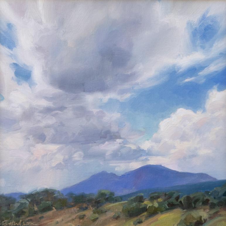 Colorado Sky - Impressionist Painting by Kathleen Hudson