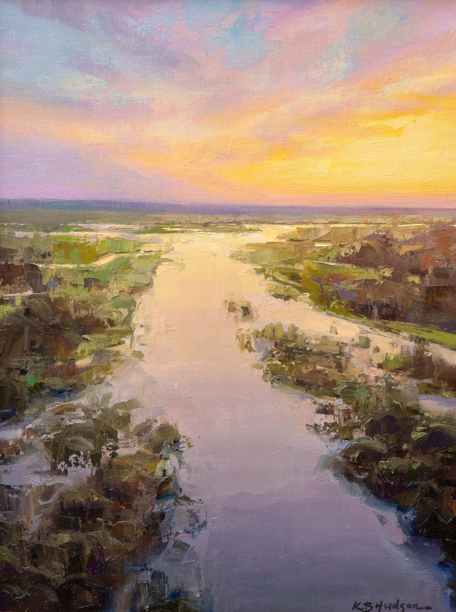 Dawn Reflected - Impressionist Painting by Kathleen Hudson
