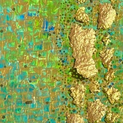 Kathleen Kane-Murrell, Composizione astratta a tecnica mista, "Alchimia" 2025