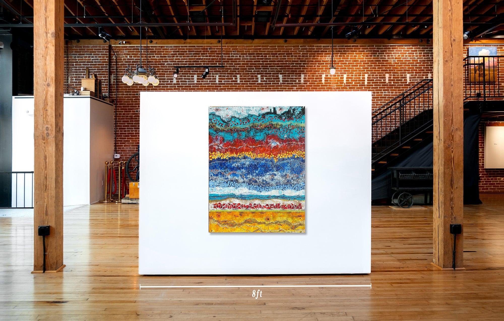 Kathleen Kane-Murrell, Mixed Media Abstract, 