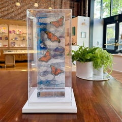 Kathleen Kane-Murrell, scultura astratta a tecnica mista, "Windward" 2024