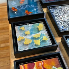 Kathleen Kane-Murrell, Técnica mixta abstracta, "Pensamientos sobre polillas" 2025