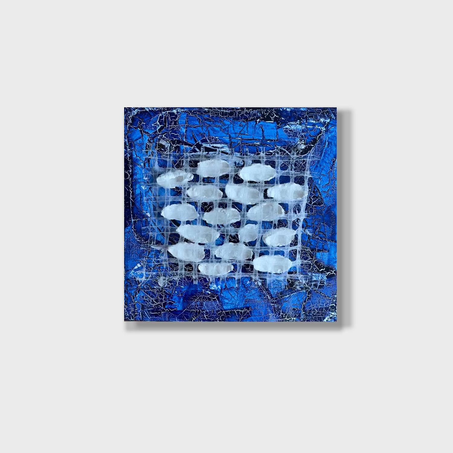 Petite peinture abstraite, « Cocoon » 2021 - Painting de Kathleen Kane-Murrell 