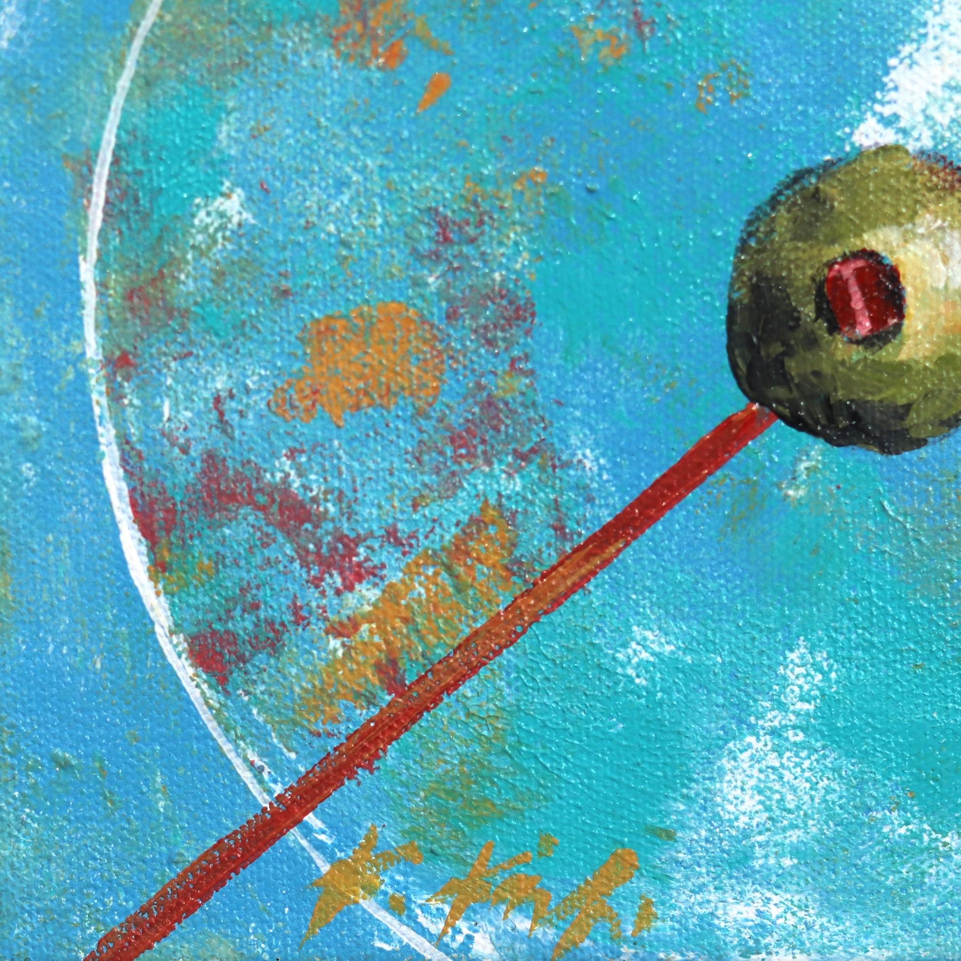 Martini Blues - Painting Fotorrealista de Kathleen Keifer