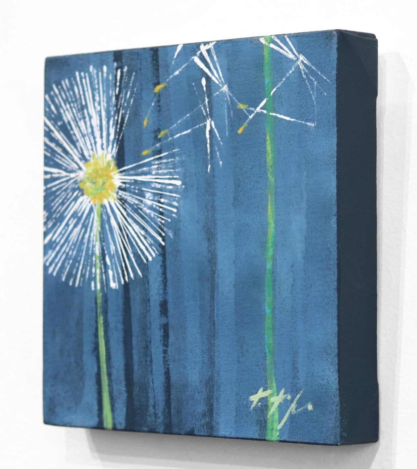 Blue Wish - Abstract Painting by Kathleen Keifer