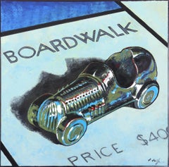 Boardwalk Blue Racecar