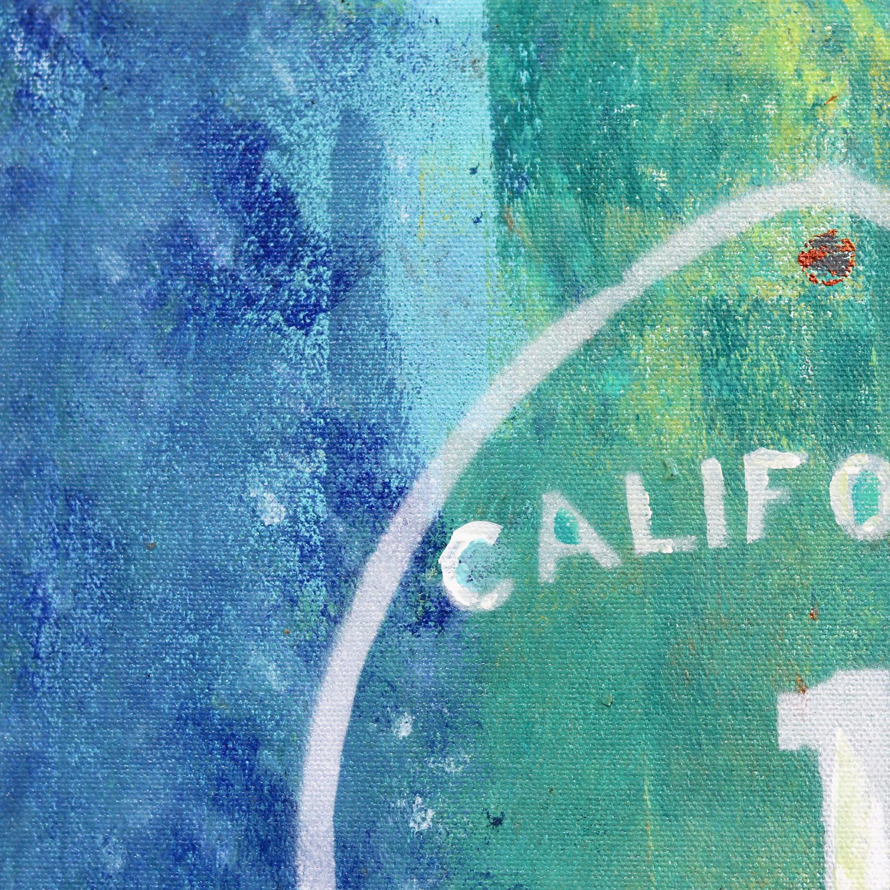 Percorso costiero - Quadro di realismo contemporaneo della California in vendita 2