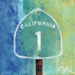 Coast Route - Kalifornien Zeitgenössischer Realismus Gemälde
