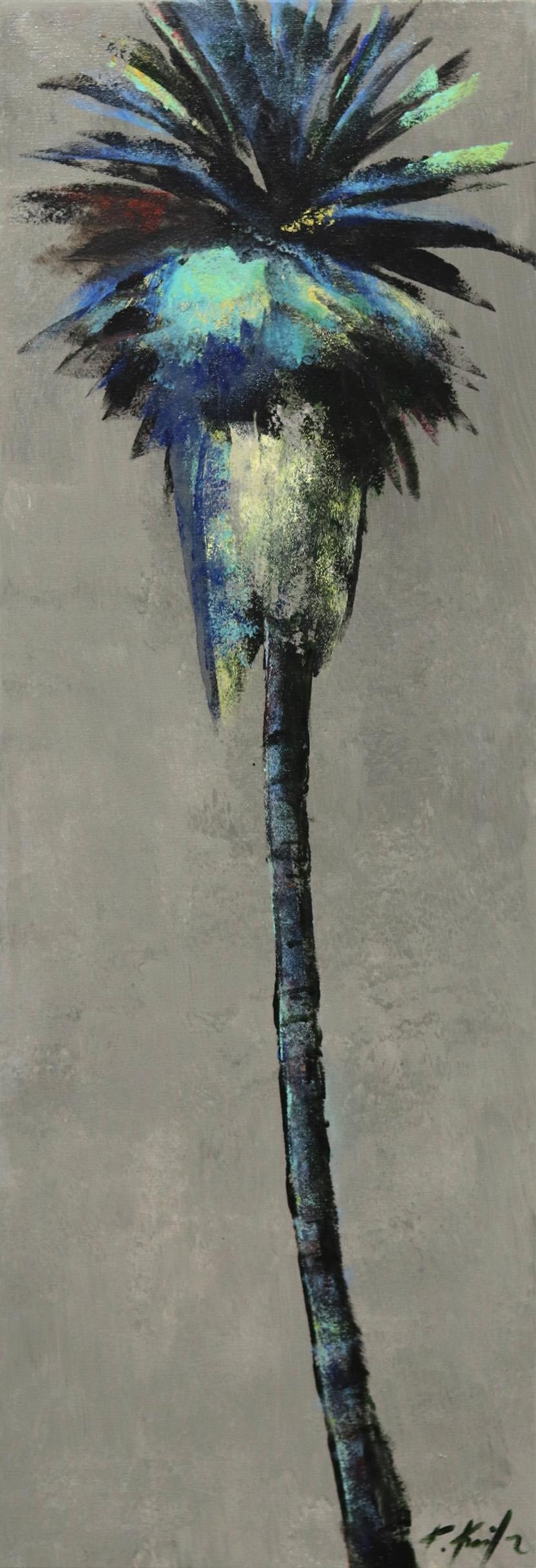 Kathleen Keifer Landscape Painting - Damask Gray
