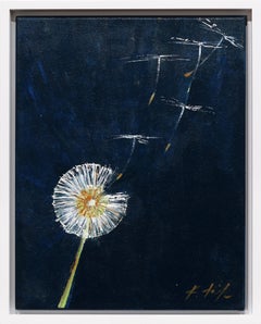 Dandelion Wish - Flower Floral Still Life Original Painting