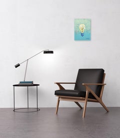 Electric Dreams - Lightbulb Bright Playful Original Painting