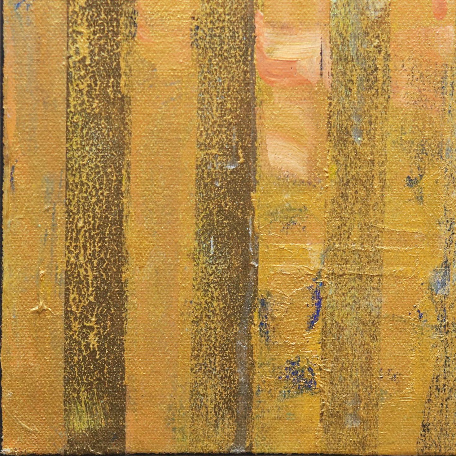 Palmeras Lollipop - Paisaje Obra de Arte Original Palmeras Rosas en venta 2
