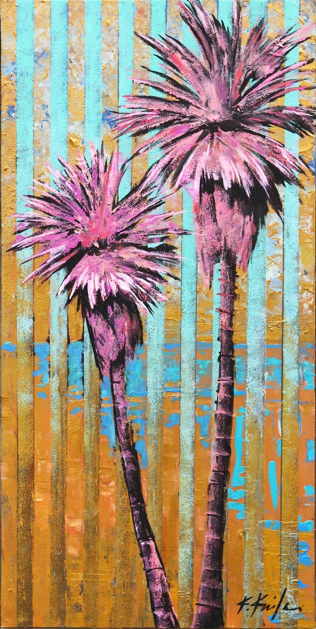 Kathleen Keifer Figurative Painting - Lollipop Palms