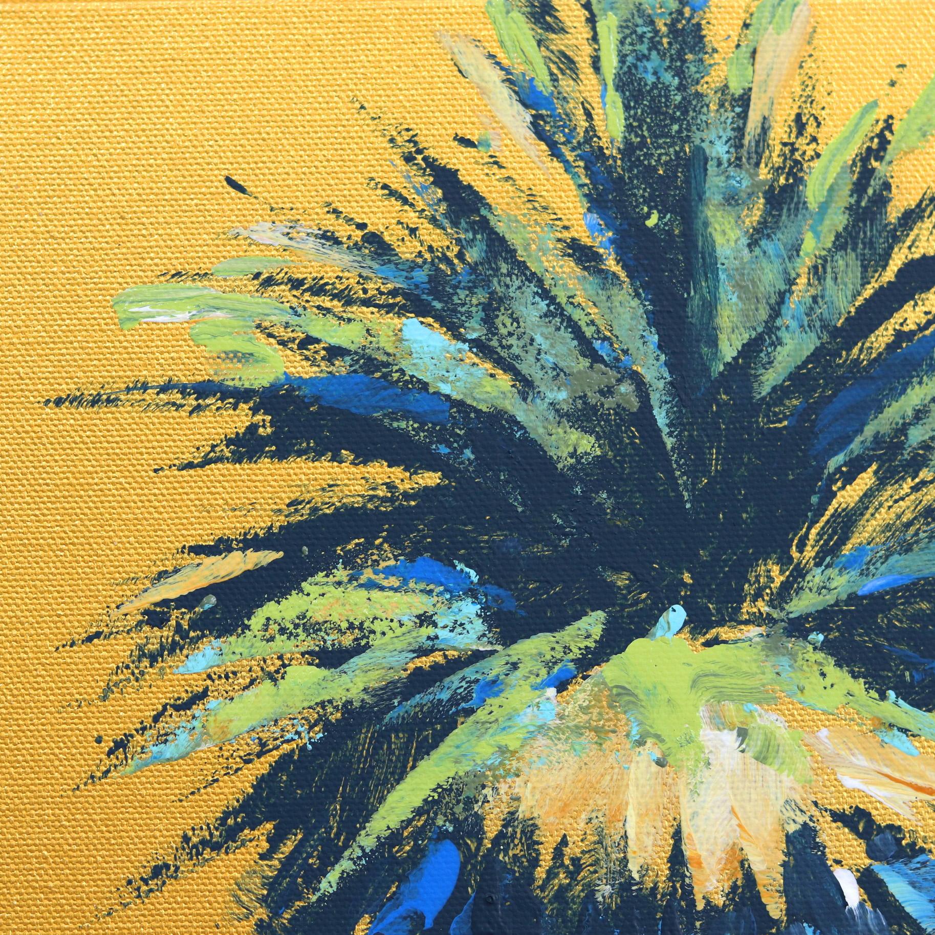 Palma preziosa - Painting Astratto di Kathleen Keifer