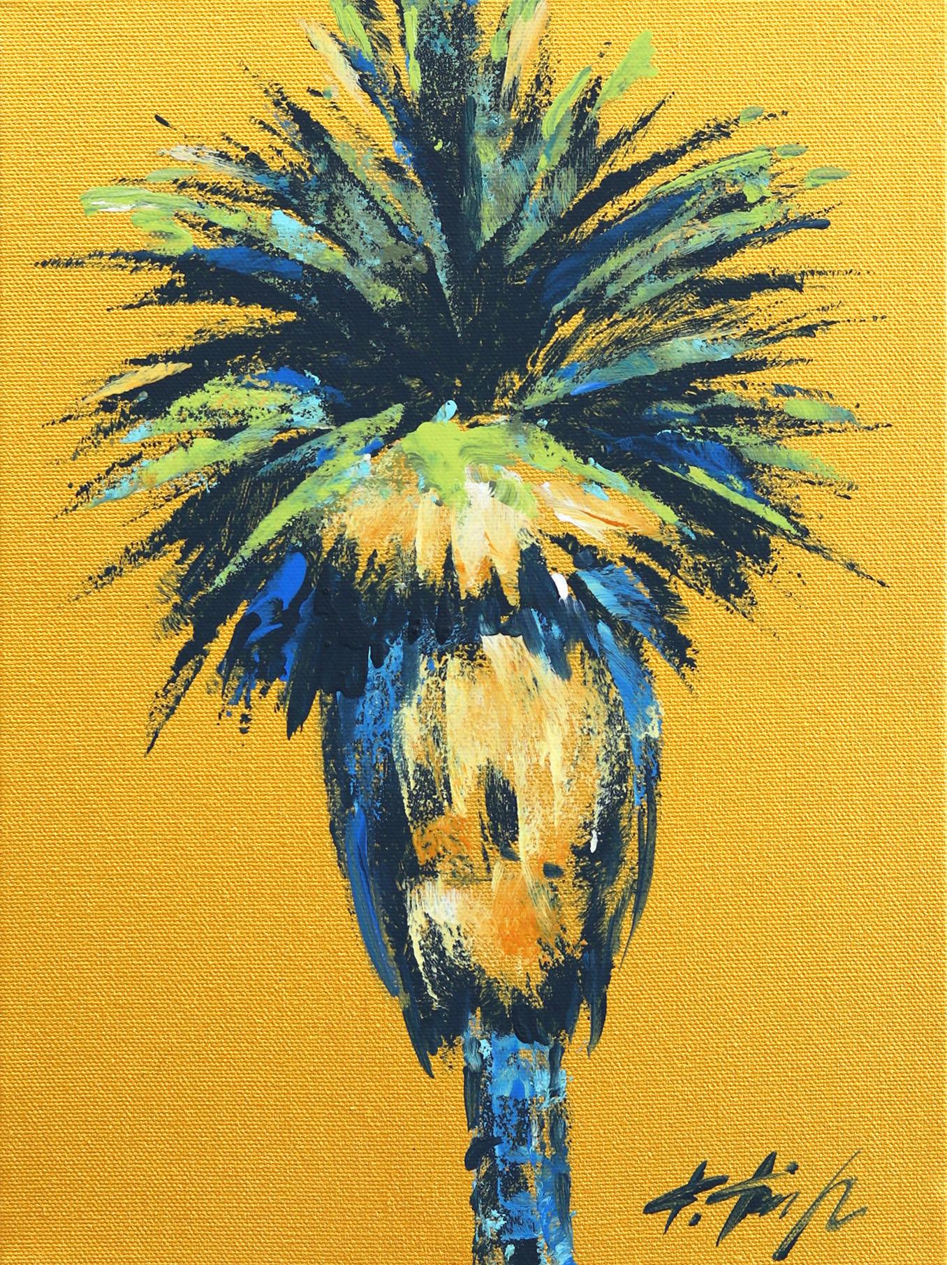 Kathleen Keifer Abstract Painting - Precious Palm