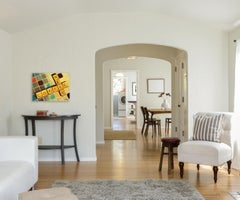 Rise and Grind - Original Photorealist Painting Coffee Scrabble Board Artwork