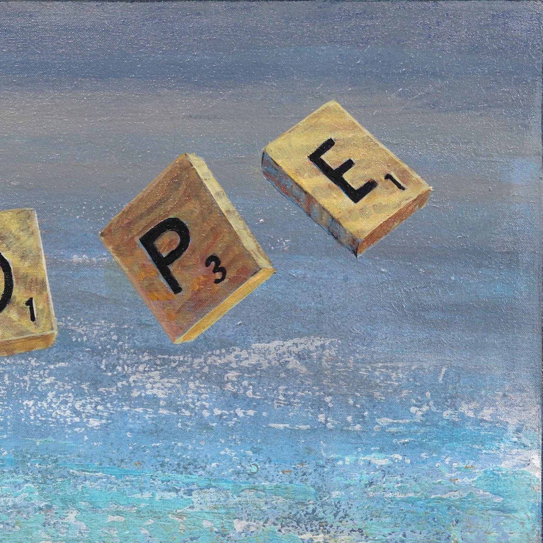 Salt Water Hope - Post-Impressionist Painting by Kathleen Keifer