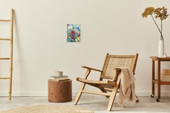 Spring Awakening - Colorful Garden Vibrant Abstract Floral Painting