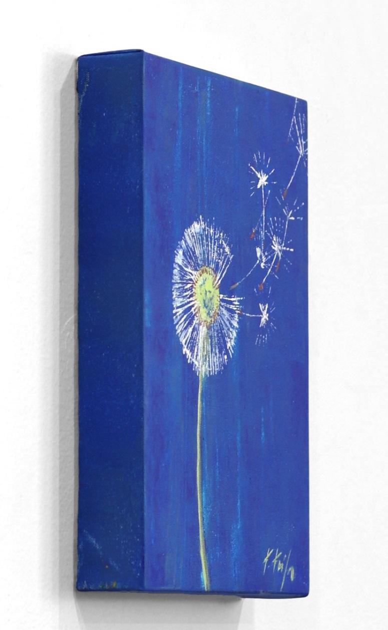 Deseo de primavera - Abstract Painting Azul de Kathleen Keifer