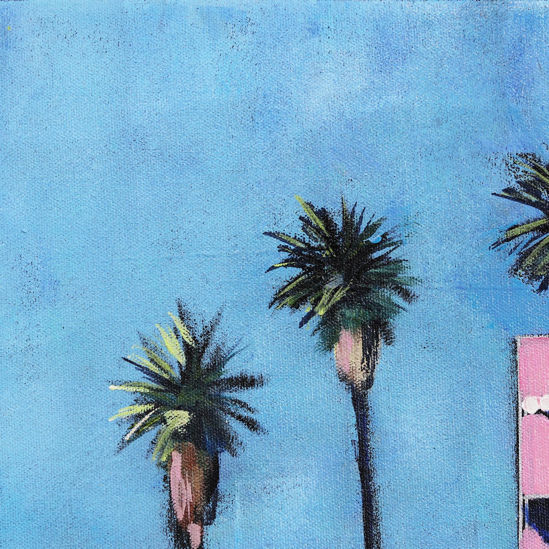 The Beverly Hills (Amerikanischer Impressionismus), Painting, von Kathleen Keifer