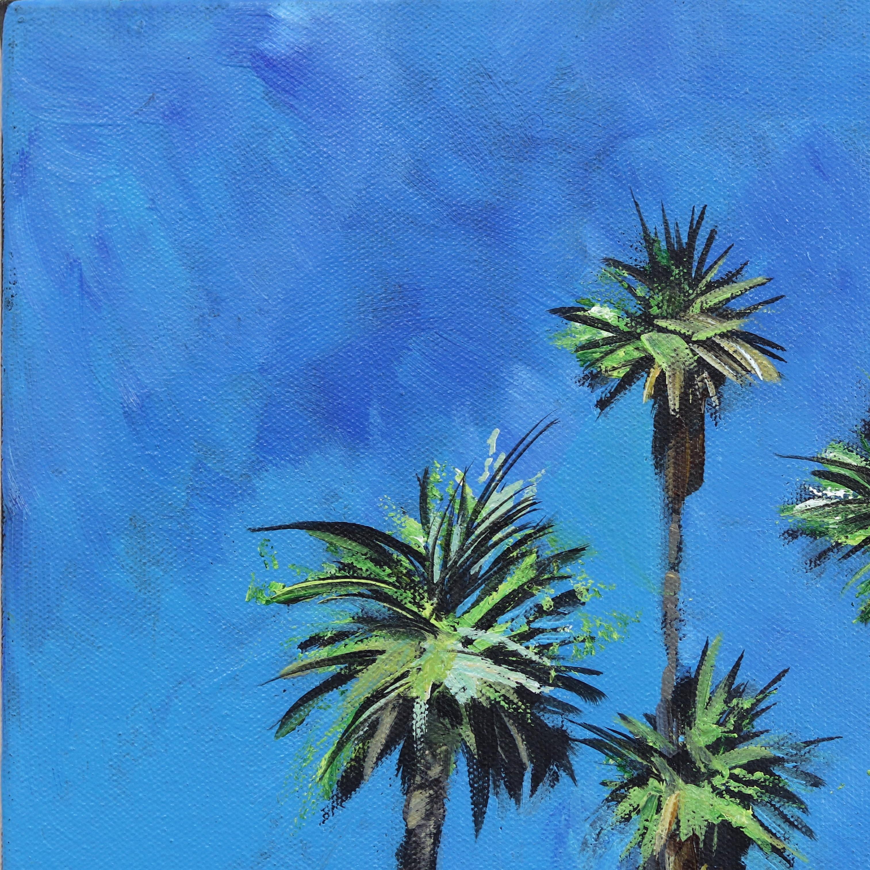 El Hollywood Roosevelt  -  Pintura original inspirada en la arquitectura icónica - Painting Fotorrealista de Kathleen Keifer