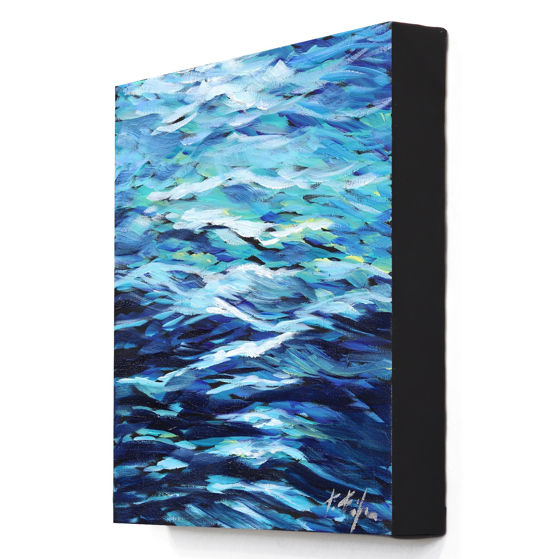 Water Rhythm - Abstract Waterscape Painting For Sale 2