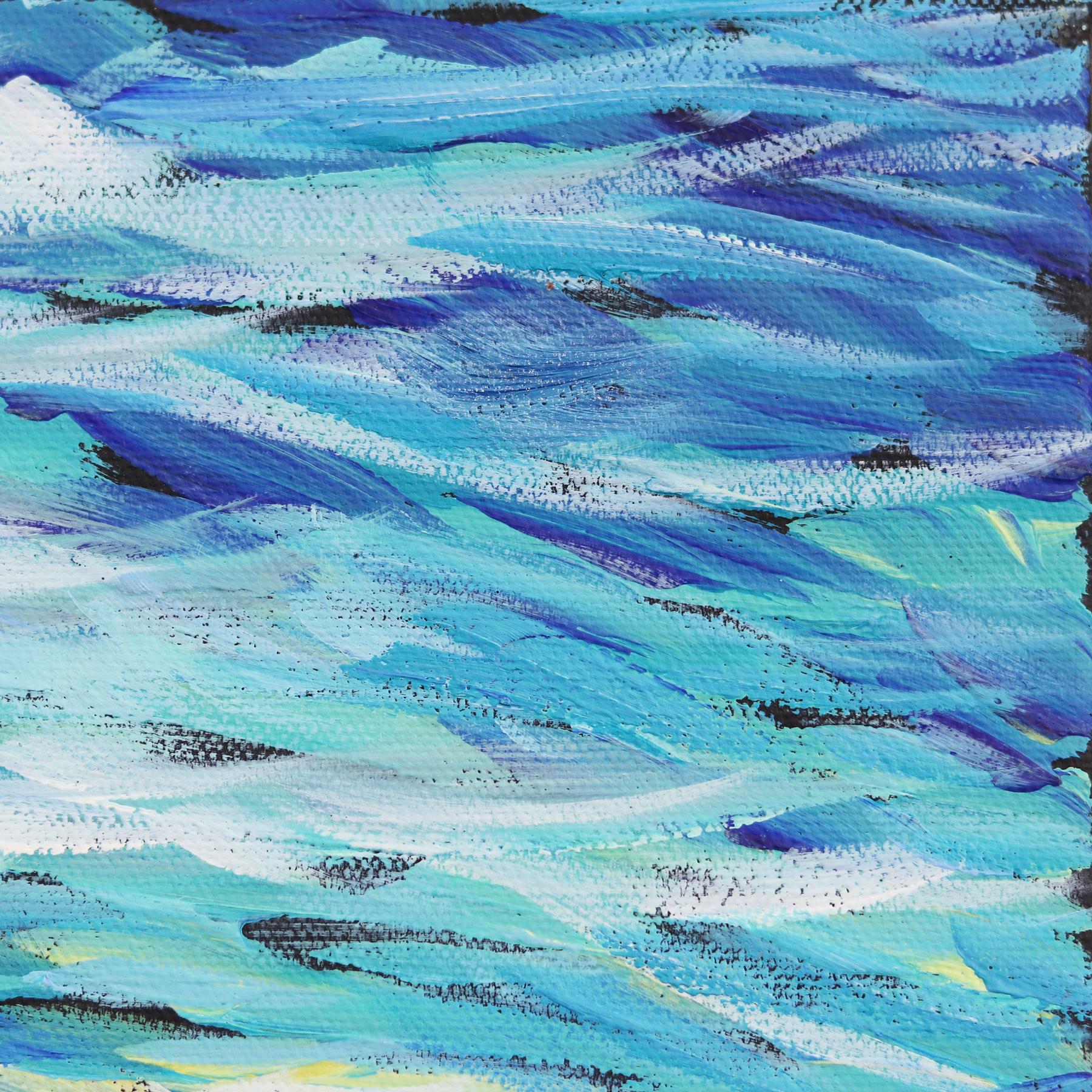 Water Rhythm - Abstract Waterscape Painting For Sale 3