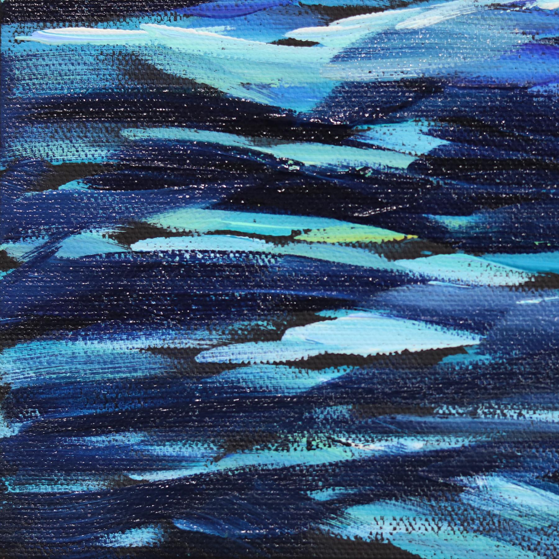 Water Rhythm - Abstract Waterscape Painting For Sale 5