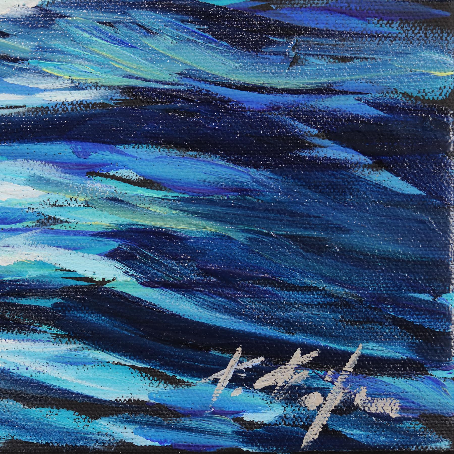 Water Rhythm - Abstract Waterscape Painting For Sale 6