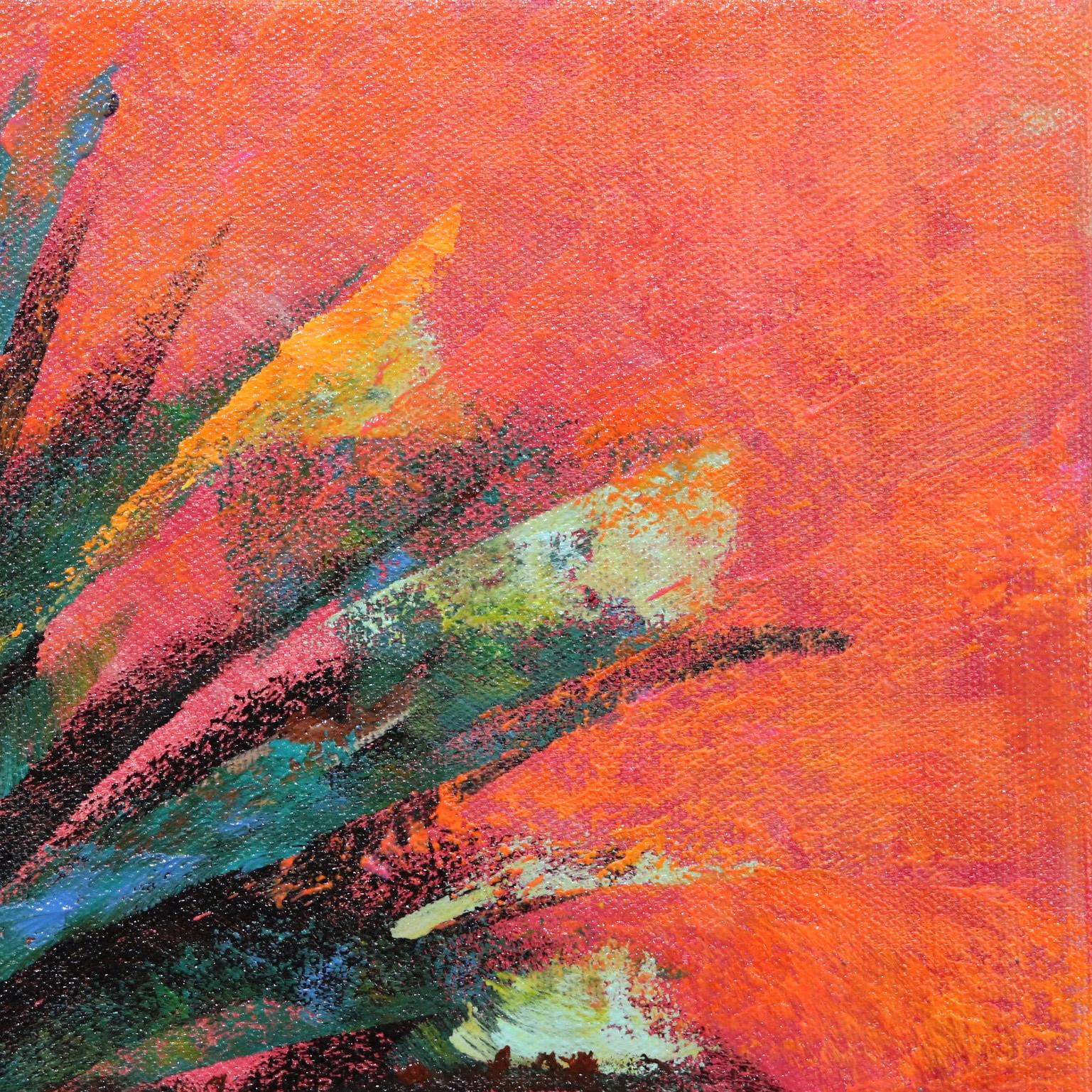 Xanadu Coral - American Impressionist Painting by Kathleen Keifer