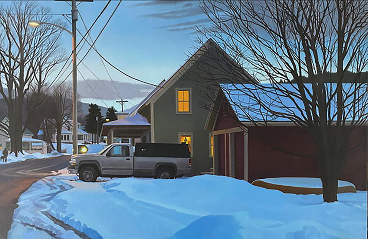 Landscape Painting di Kathleen Kolb - Ora di cena II