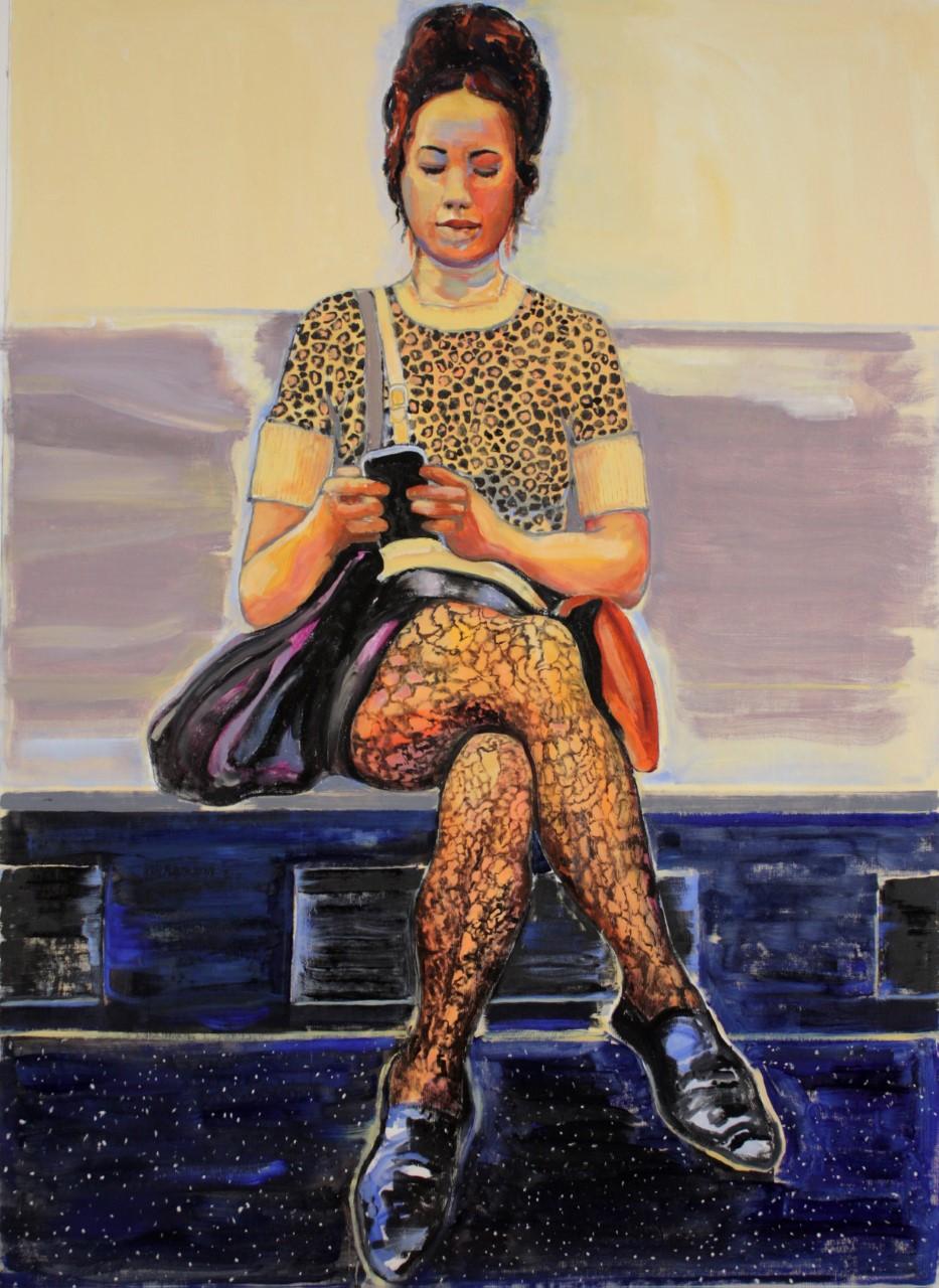 Kathleen Migliore-Newton Portrait Painting - Skin