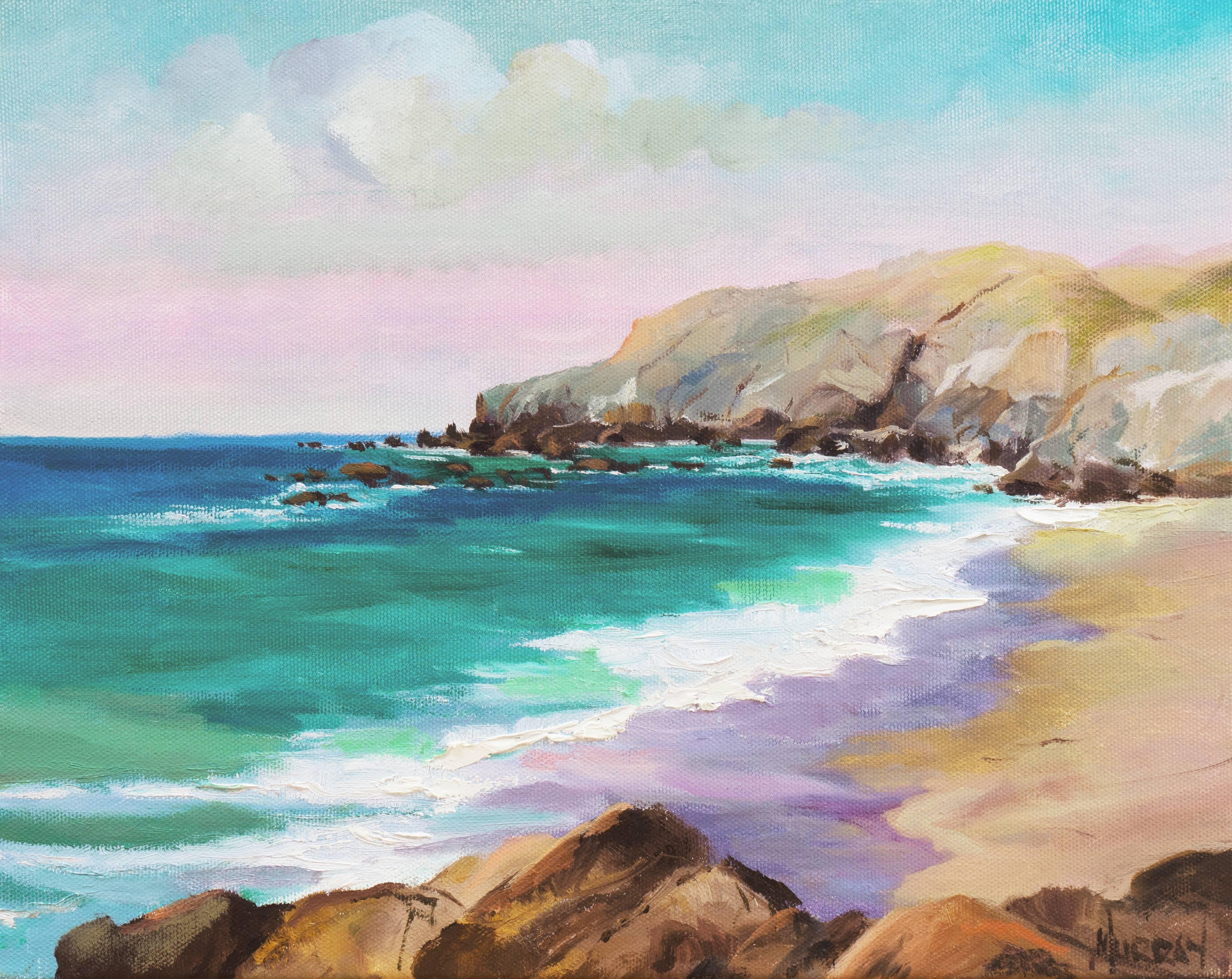 Kathleen Murray Landscape Painting - Big Sur Coast