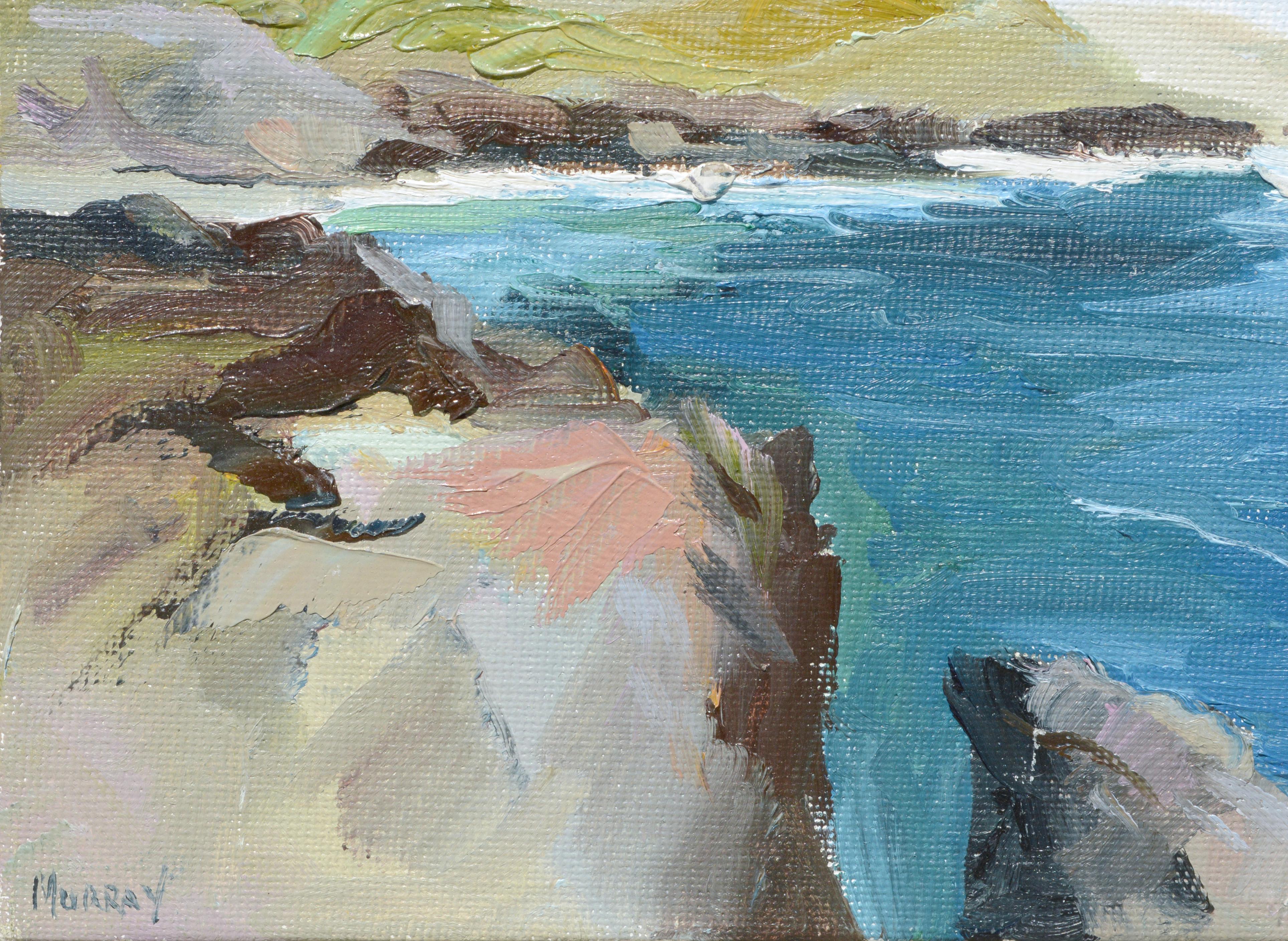 Miniature landscape of the Big Sur coast by Kathleen Murray (American, b. 1958). 