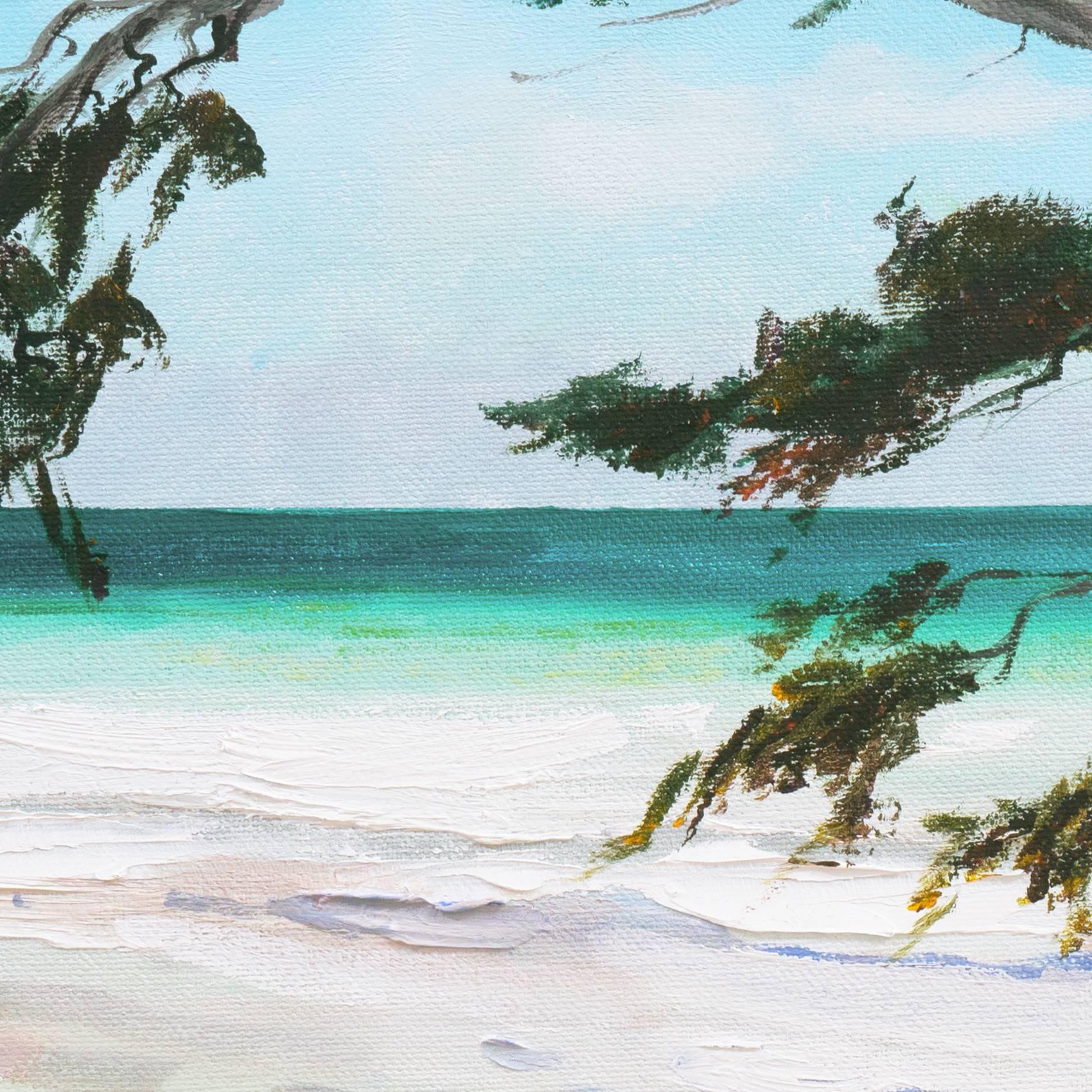 'Carmel Beach, Low Tide', California Woman Artist For Sale 1